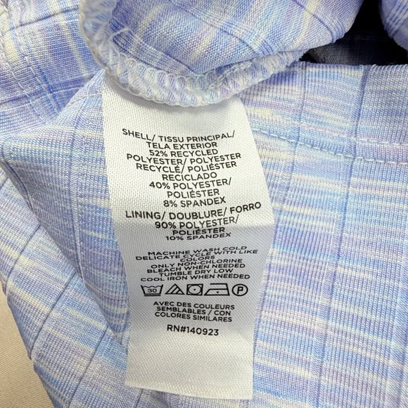 Lou & Grey Women's Light Blue Crop Top - Picture 8 of 9